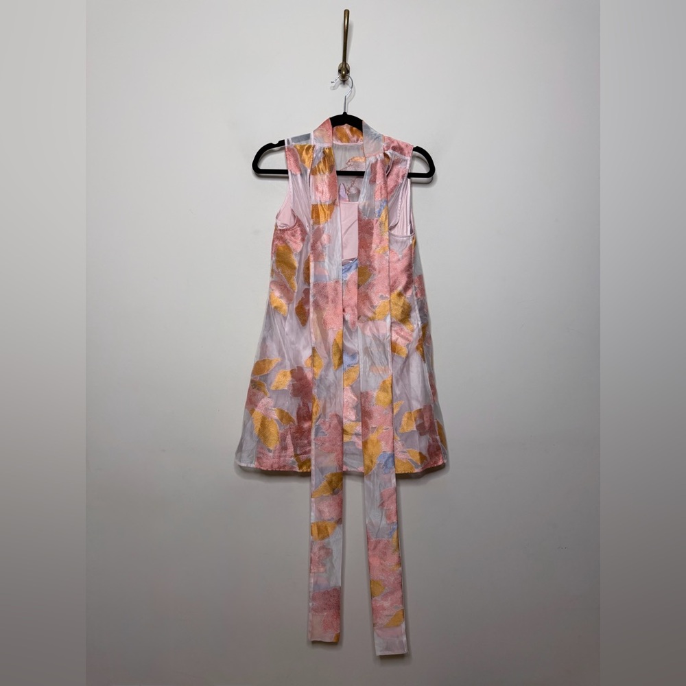 STAUD Albee Mini Dress Spring Day - Picture 5 of 9